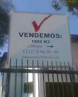 Venta de valla publicitaria de 4 metros por 3 metros se entregan con instalación en cerchas metálicas
