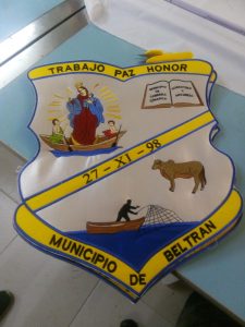 escudo para bandera de municipio de beltrán
